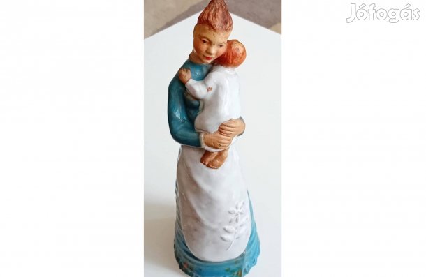 Mészáros Géza kerámia : Anya gyermekével