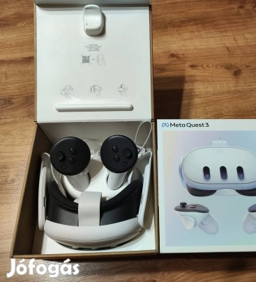 Meta Quest 3 128GB új állapotú 1 év cseregaranciával questvr.hu