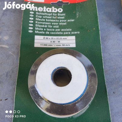 Metabo fazékkő A80 új alkatrész szerszám . minőségi