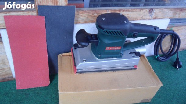 Metabo új ipari rezgő csiszoló polírozó, nagyobb talp 12x22 fémre fára