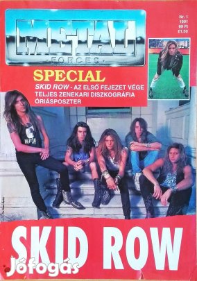 Metal Forces Special Skid Row különszám óriásposzterrel 1991