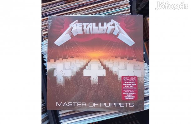 Metallica - Master Of Puppets Bakelit Lemez LP Bontatlan