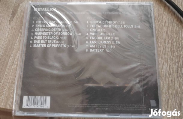 Metallica live at Tushino dupla cd