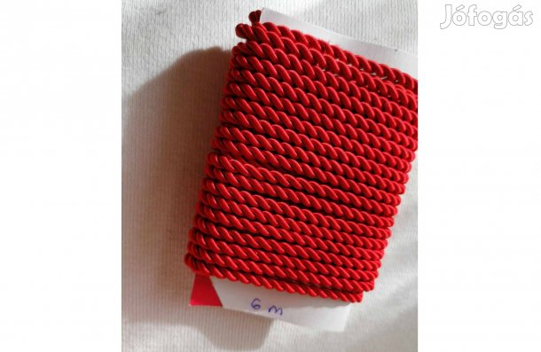 Méteráru - sodrott paszomány 5 mm, piros csomag