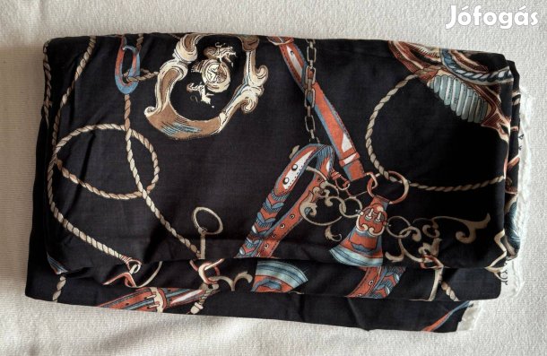 Méteráru - textil (flokon) fekete, szíjas csomag