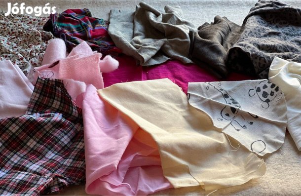 Méteráru - textil (rózsaszín-barna árnyalat) foltvarráshoz 2. csomag