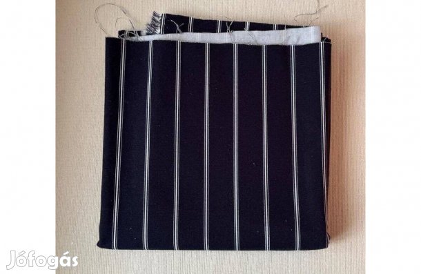 Méteráru - textil (vastagabb karton) sötétkék, fehér