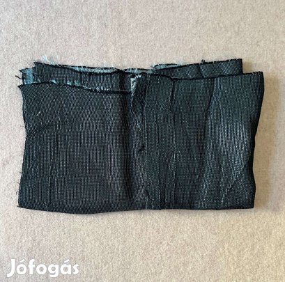 Méteráru (selyemszerű, ezüst szállal) fekete-kék