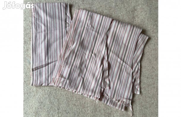 Méteráru, textil (dzsörzé) rózsaszín csíkos