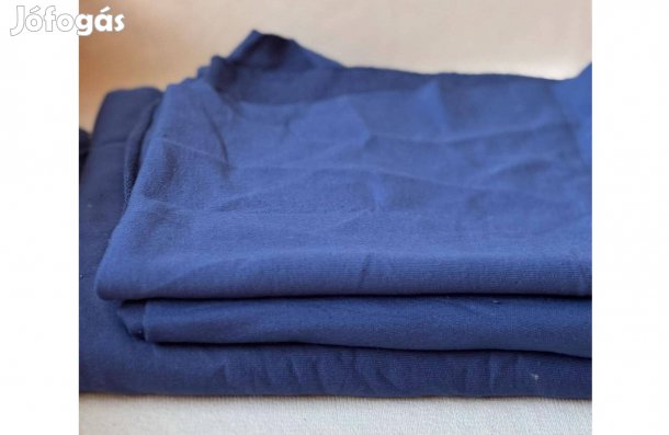 Méteráru, textil (futter, szabadidő) hurkolt középkék