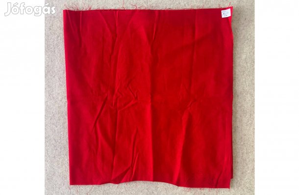 Méteráru, textil (karton) piros