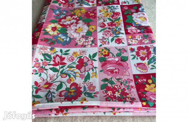 Méteráru, textil (karton) rózsás rózsaszín csomag