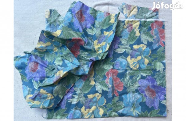 Méteráru, textil (karton) virágmintás