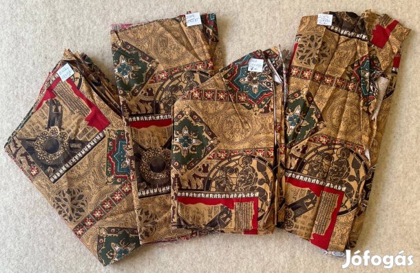 Méteráru, textil (kartonszerű, puhább) figurás okkersárga csomag