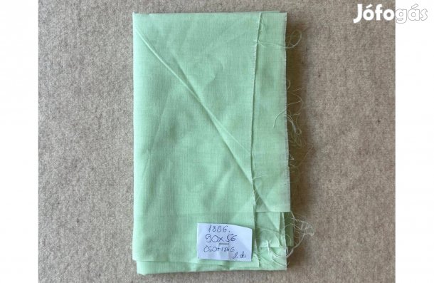 Méteráru, textil (krisztina) almazöld csomag