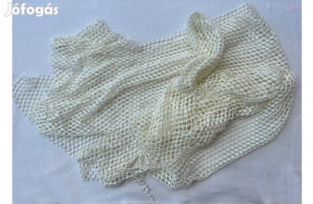 Méteráru, textil (necc, háló) fehér több db