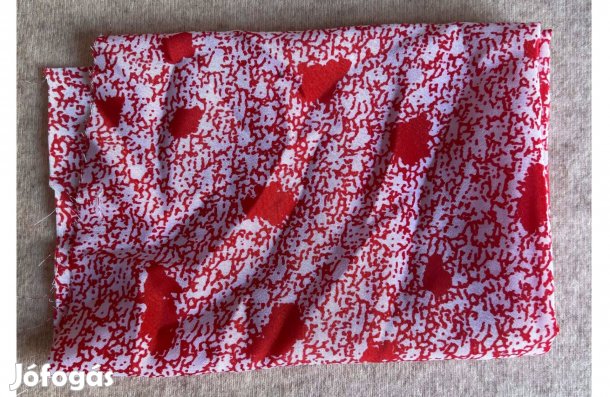 Méteráru, textil (selyemszerű) pöttyös