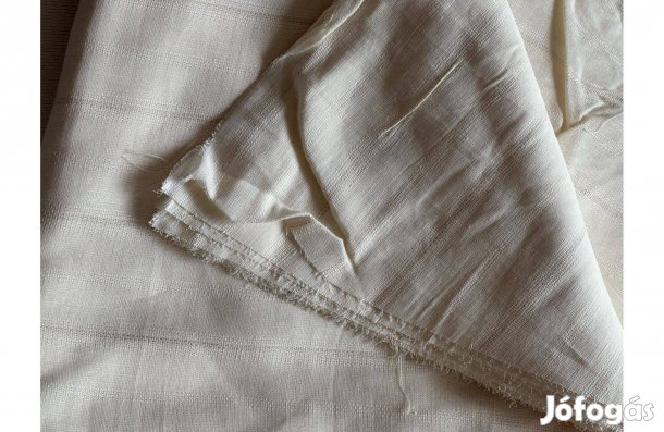 Méteráru, textil (vékony) - tört fehér