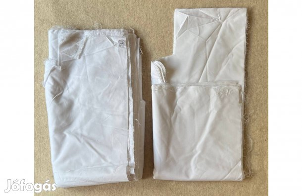 Méteráru, textil (vékony, blúz) fehér