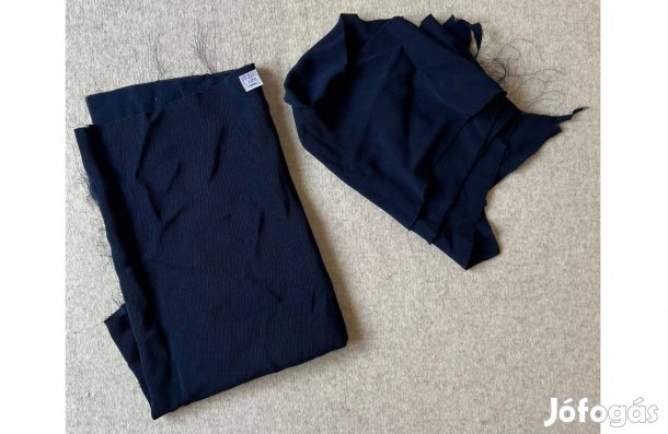 Méteráru, textil (vékony, jó esésű) sötétkék csomag