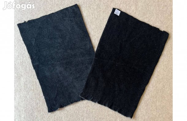 Méteráru textil (bundás) sötét szürke csomag