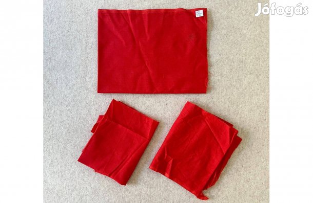Méteráru textil (krisztina) világos piros csomag