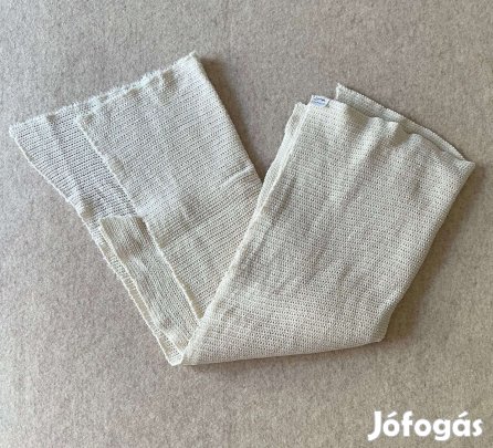 Méteráru textil (necc, háló, lyukacsos) tört fehér csomag