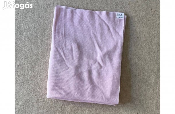 Méteráru textil (pamut, póló) babarózsaszín