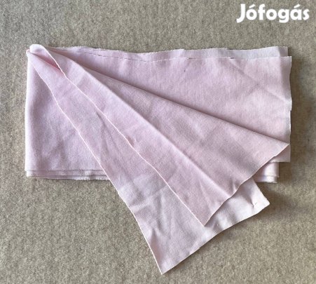 Méteráru textil (pamut, póló) rózsaszín csomag
