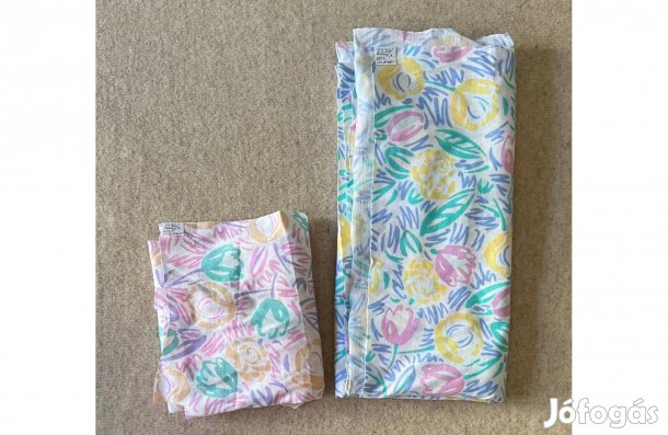 Méteráru textil (pamut, póló) tulipános