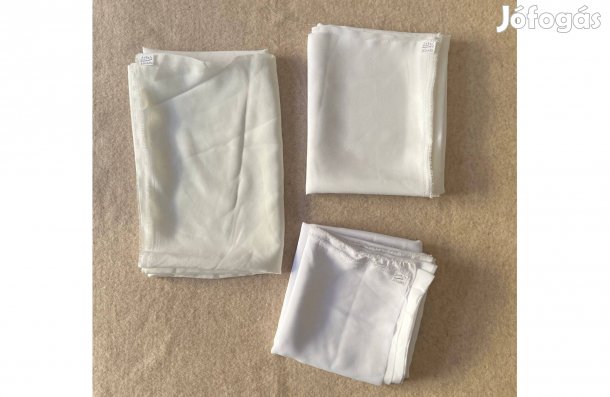 Méteráru textil (selyem) fehér