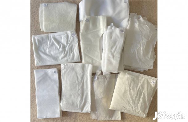 Méteráru textil (vasalható többféle vetex) fehér