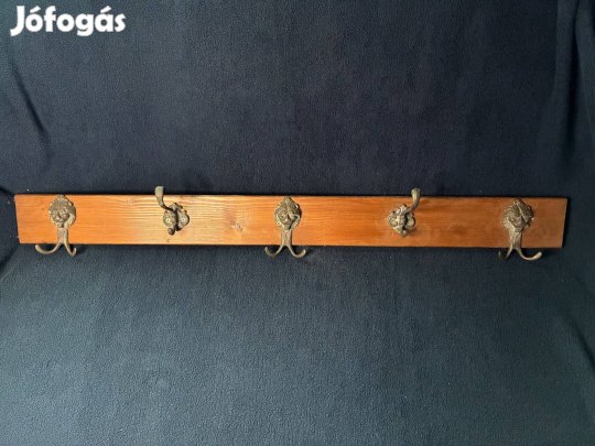 Méteres retro oroszlánfejes akasztó fogas 5000 Ft