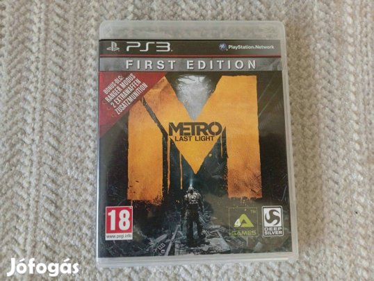 Metro Last Light eredeti PS3 playstation 3 játék