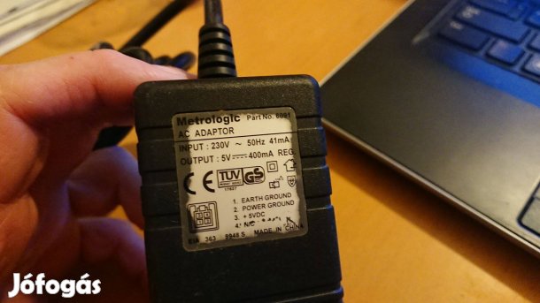 Metrologic 6091 Tápegység 5V NYH