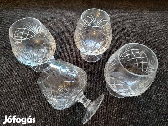 Metszett pohár készlet