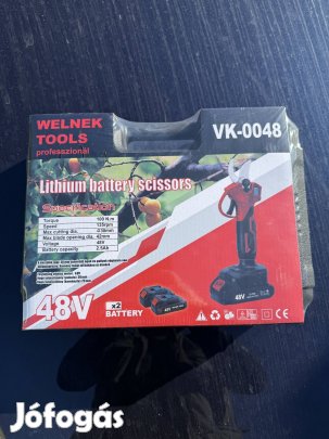 Metsző olló akkumulátor 2 Aksival eladó 