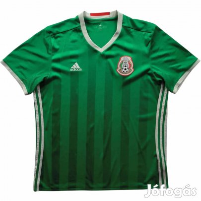 Mexikó Mexikói válogatott 2016-18 Adidas hazai foci mez XL-es