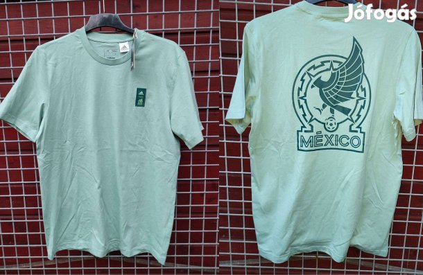 Mexikó válogatott eredeti adidas világoszöld póló (M)