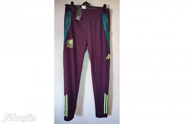 Mexikó válogatott eredeti bordó adidas hosszú nadrág