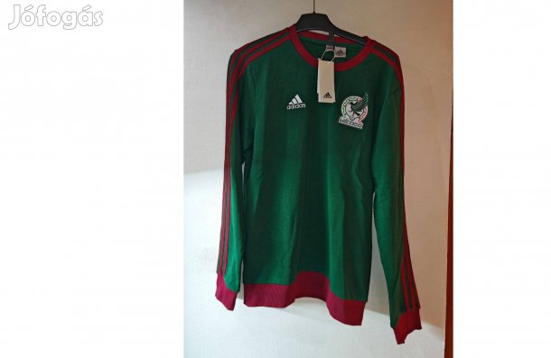 Mexikó válogatott eredeti zöld adidas pulóver (M)