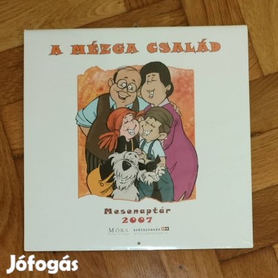 Mézga család 2007- es bontatlan naptár, szép képekkel (15 db), 30*30