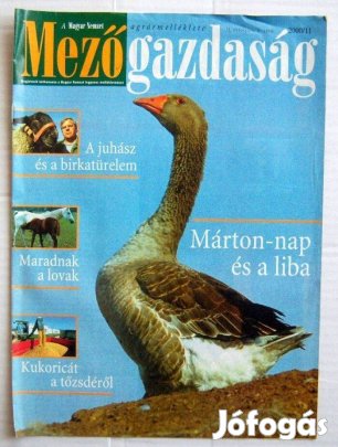 Mezőgazdaság 2000/11.szám (2kép+tartalom)