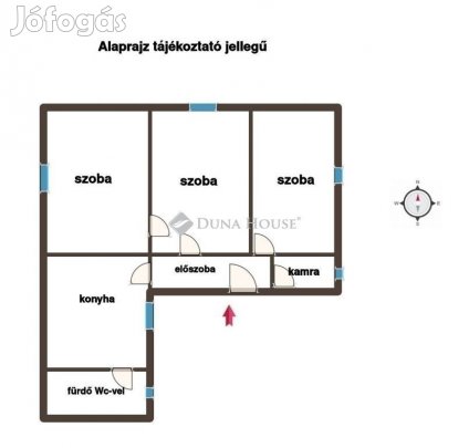 Mezőszilason 3 szobás, összkomfortos családiház eladó