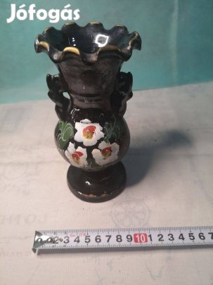 Mezőtúri kerámia füles váza