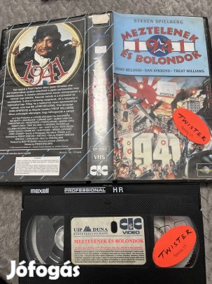 Meztelenek és bolondok vhs kistok Spielberg 