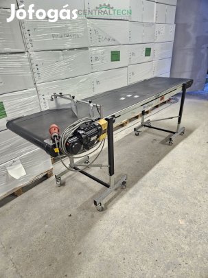 Mfördersystems  mobil alu vázas szállítószalag 2600x600mmm 4m/perc vá