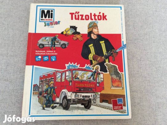 Mi Micsoda sorozat Tűzoltók kukucskálós könyv 11. kötet