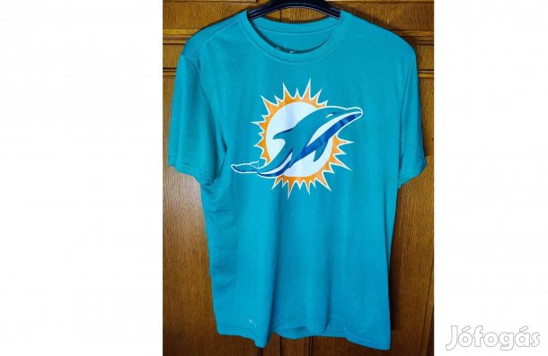 Miami Dolphin eredeti Nike zöld NFL póló (M)