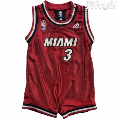 Miami Heat Dwyane Wade Adidas NBA rugdalózó 12 hónapos